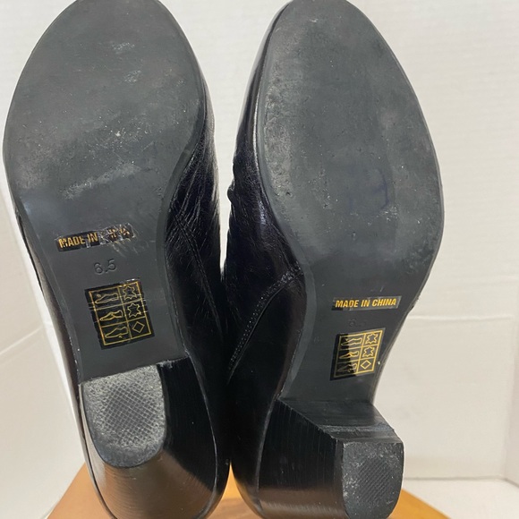 Miz Mooz TWEEZER Heeled Leather Ankle Booties - Picture 12 of 12